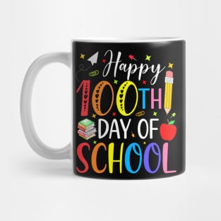 Happy 100Th Day Of School Teacher Kids 100 Days Kindergarten Mug